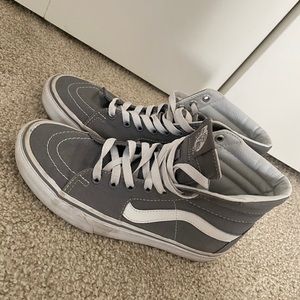 Grey SK8-HI Vans